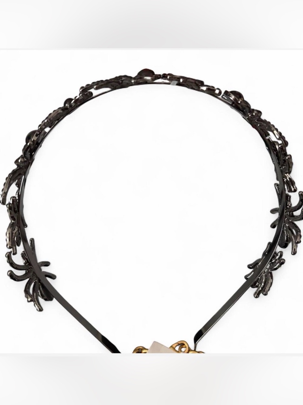 Piper K Black Metal Spider Headband